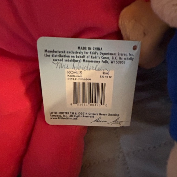 Mercer Mayers Little Critters Stuffies- Set of 2 NWT - Picture 5 of 7